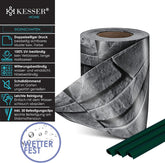 Vlechtband - Privacyfolie - Hekfolie - 70m - PVC - Grijs - KESSER®